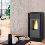 Hidroestufa de pellet TJ Velika 15 kW negra